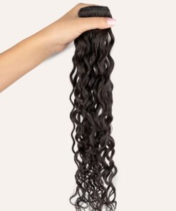 Bebonia Minis Natural Black Curly Hair Extensions