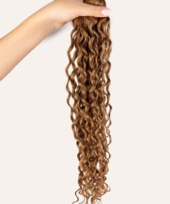Bebonia Minis Chestnut Curly Extensions