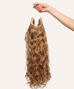 Chestnut Curly Slip-On Hair Extensions 180G 22”
