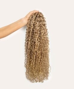 Ash Blonde Ringlet Clip-In Hair Extensions